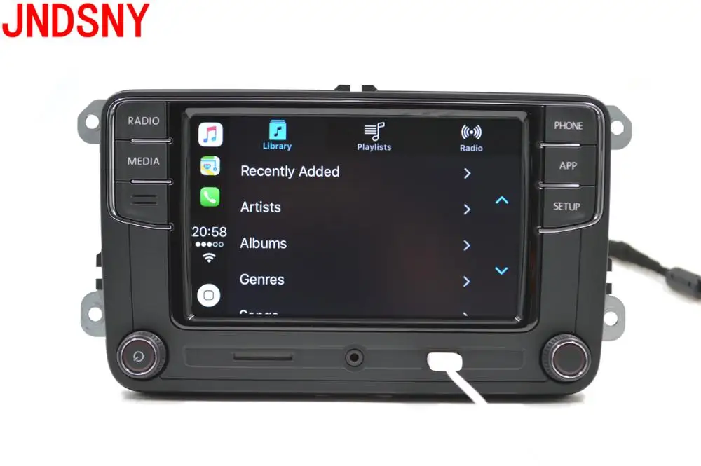 JNDSNY Android Авто CarPlay R340G RCD330 Noname RCD330G Plus Автомагнитола для VW Golf 5 6 Jetta CC Tiguan Passat Polo 6RD 035 187B