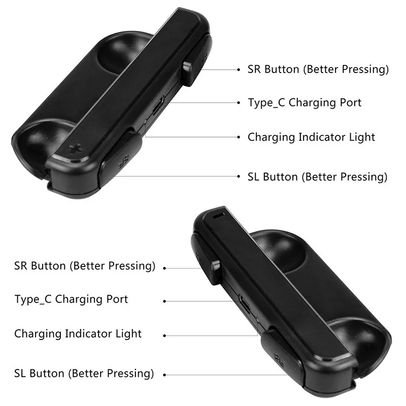 Мини ручка для зарядки Joy Con 2 упаковки джойстик износостойкий|grip grip|grip handlegrip joystick |