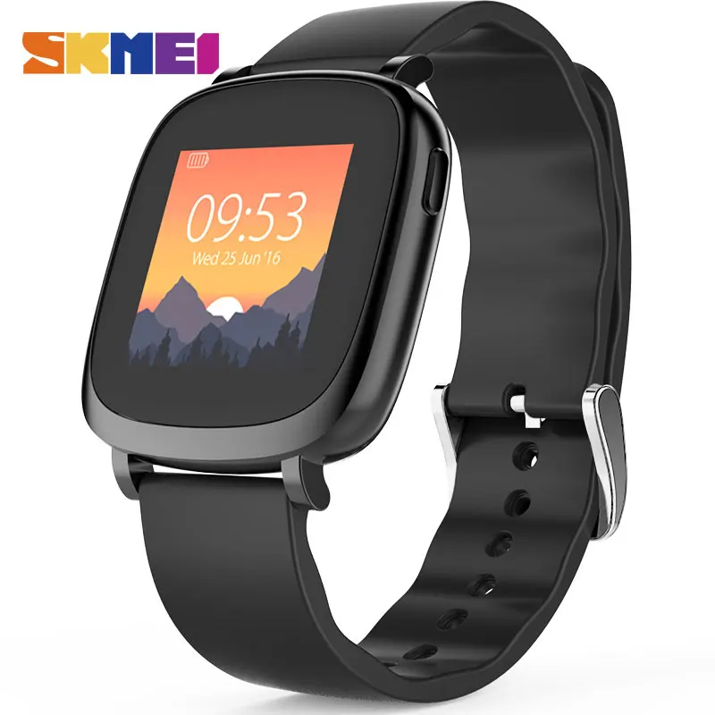 

SKMEI Colorful Touch Screen Smart WristBand Music Control Photograph Sport Watches For Men Women 130mAh Battery Smartwatch L42A