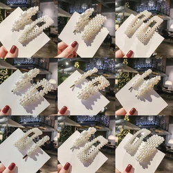 2/3/4/5 Pcs Pearl Hair Clip Imitation Beads Barrette Stick Hairpin Women Korean Hair Styling Accessories handmade For Girls 2/3/4/5 Pcs Pearl Hair Clip Imitation Beads Barrette Stick Hairpin Women Korean Hair Styling Accessories handmade For Girls