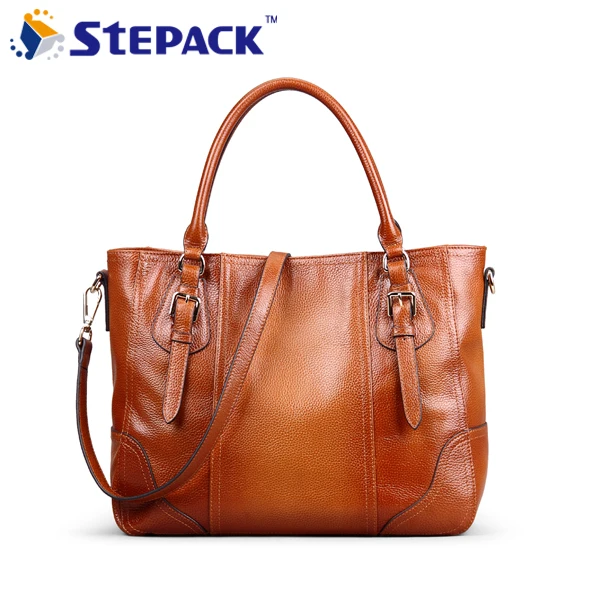 

2017 Women's Shoulder Bag Large Capacity Genuine Leather Soft Leather Fashion Hadbag WMB0207