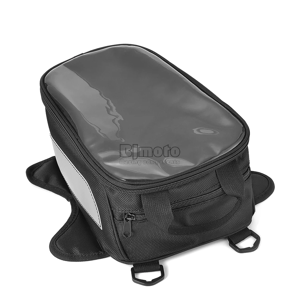 Bolsa para Tanque de Combustível Bolsa para Tanque de Óleo de Motocicleta Magnética com Suporte de Telefone para Armazenamento para Honda Bjmoto Yamaha Mt07 Mt09 r1 r3 R25 5 Baú p motos