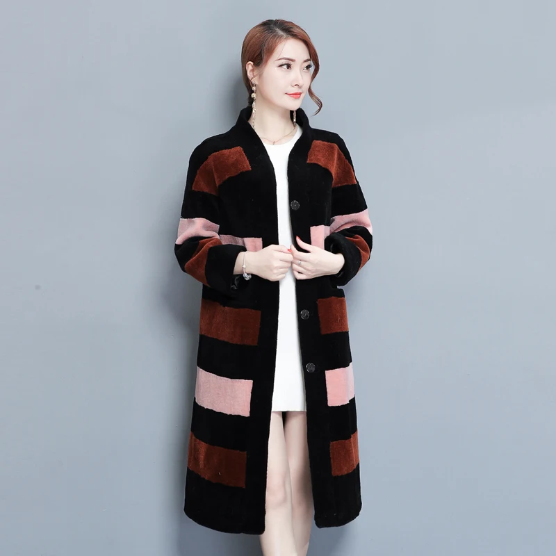 vent Vent As Pour Manteau Longue Photo Mode La À Trench Femelle Casaco Femmes Rayé Coupe Feminino Femme Contraste Vêtements Cardigan w8OSUI
