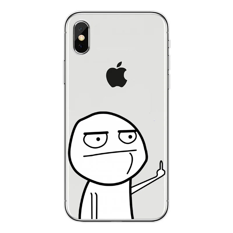 Чехол для телефона с рисунком iphone 6s 7 8 plus X XS Max XR мягкий силиконовый защитный чехол