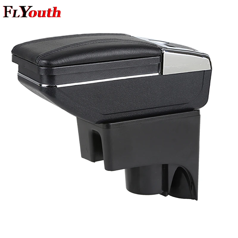 

Car Armrest Central Store Content Storage Box Cup Holder Ashtray Car-Styling Interior Accessories For Nissan LIVINA 2007-2016