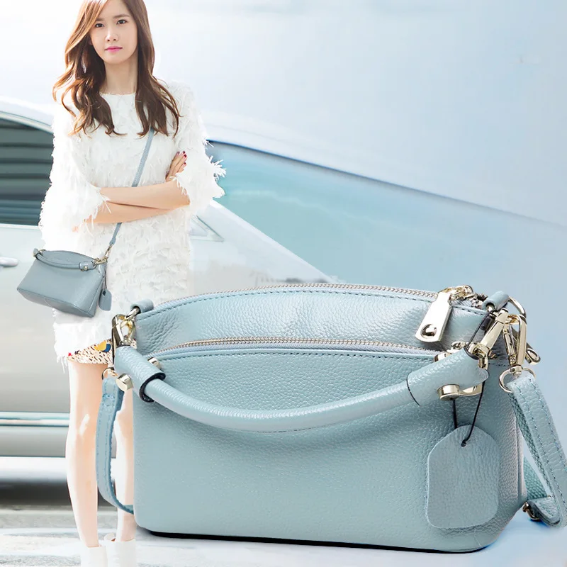

Genuine Leather Women handbag fashion shoulder Messenger bag luxury handbags women bags designer ladies Crossbody bag bolsos 5z