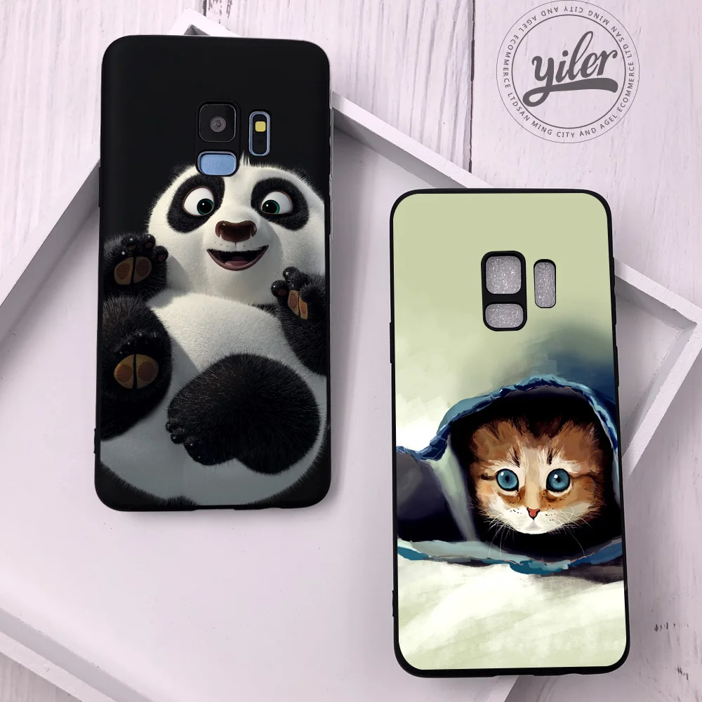 

Cute Cat For case Samsung Galaxy S9 Plus Soft Cover for Samsung S8 Plus Case for Samsung S7 edge S9 S8 Plus S8 S7 Case Cover