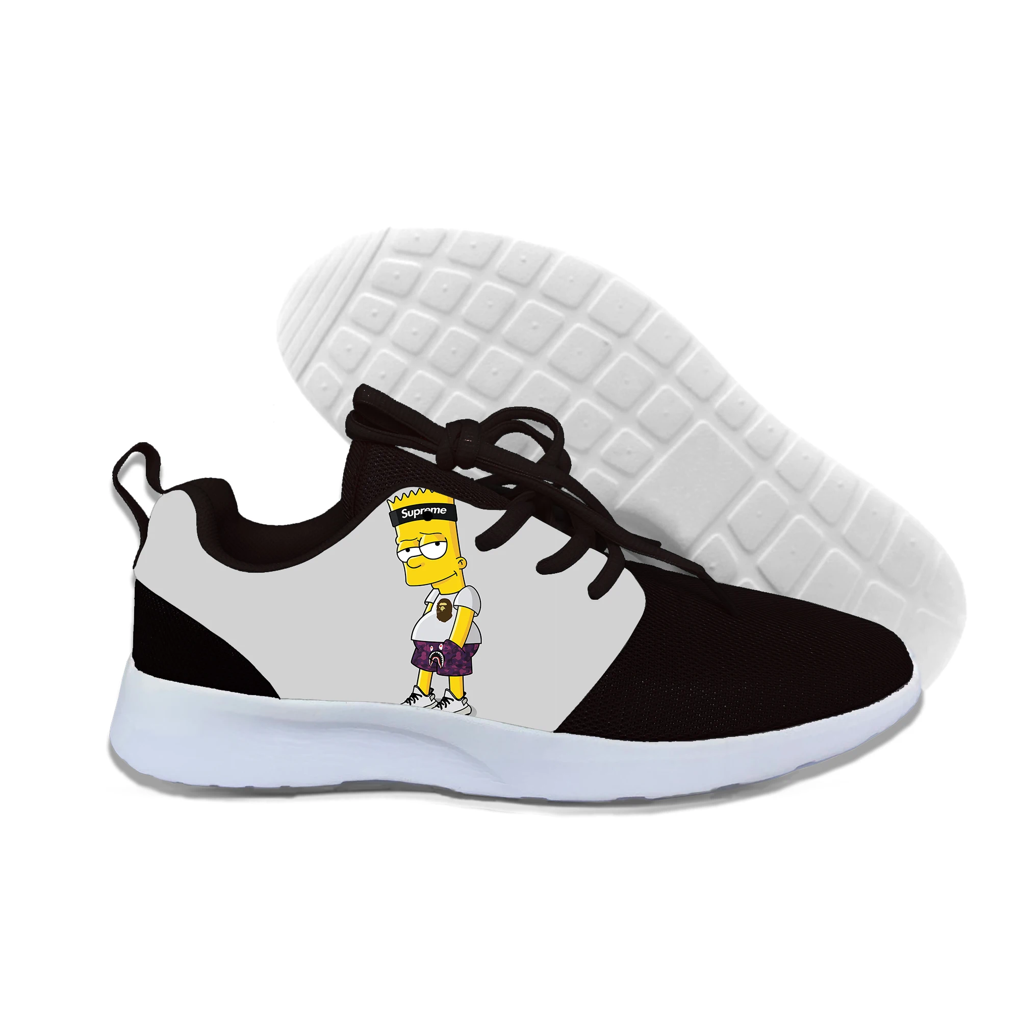 

New Sneakers Simpson Printing 3D Men's Women's Casual Harajuku Cartoon Funny Lightweight Shoes