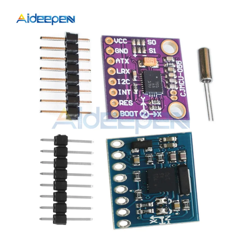 

BNO055 9DOF 9-axis MCU Absolute Orientation Breakout Board Sensor Angle Gyroscope Module IIC Serial 3-5V Low Voltage Regulator