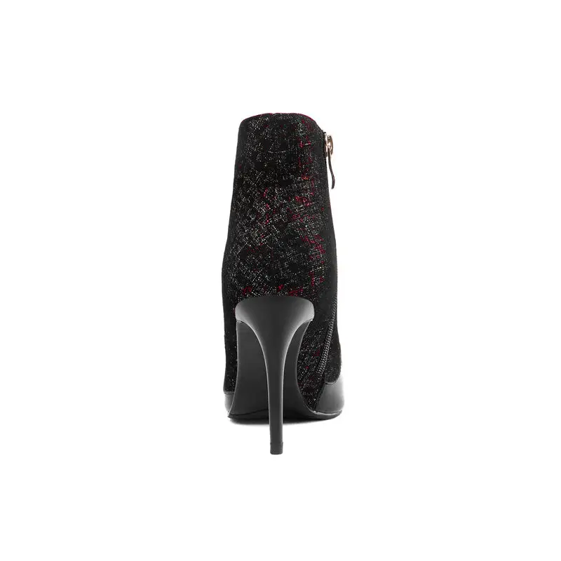 Pointu Femmes Cheville Hiver Cuir De Véritable Bout Arrivent Asumer rouge Mode Pour Talons Mince En Nouveau Vert Sexy Bottes Adulte Zip 2018 zCYAPq