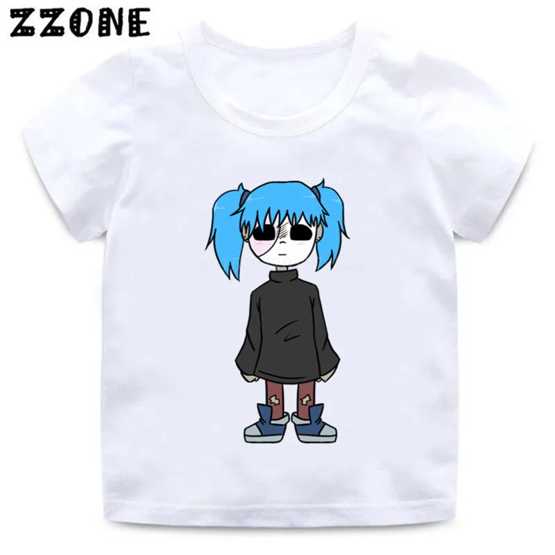 

Boys/Girls Sally Face Cartoon Print T shirt Kids Harajuku Funny Casual Clothes Children Summer Short Sleeve Baby T-shirt,HKP5275