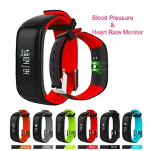 P1 Smartband Монитор Сердечного ритма Артериального Давления Умный Браслет Водонепроницаемый IP67 Bluetooth Браслет Фитнес для Android IOS Телефон