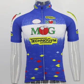 

Retro classical cycling jersey 2019 men bule short sleeve cycling clothing MTB bike Jersey maillot ciclismo road Bicycle Clothes