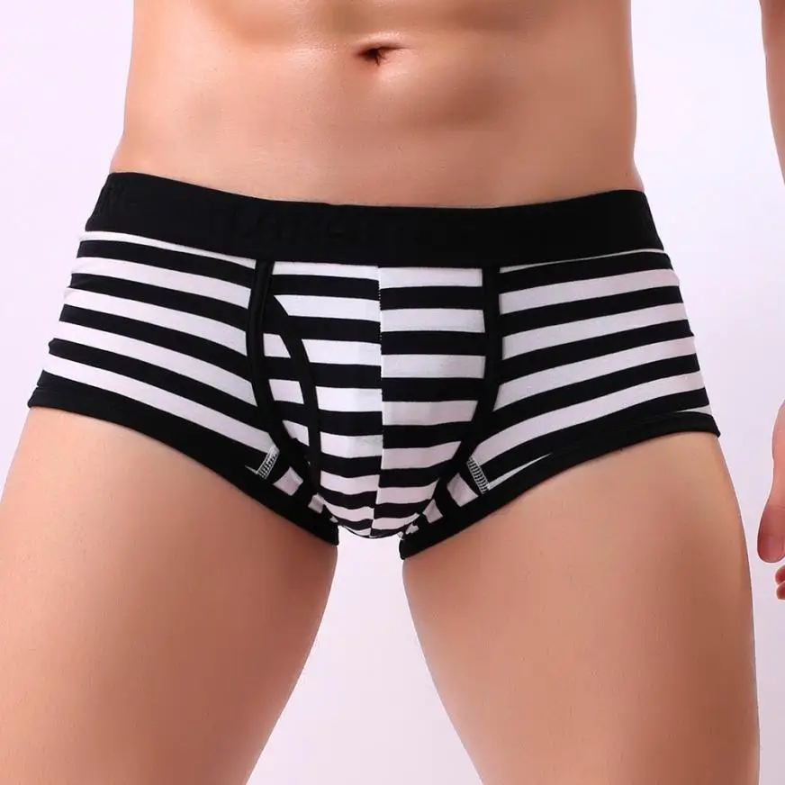 Нижнее белье мужское сексуальное в полоску|boxer th|th boxerpouch shorts |