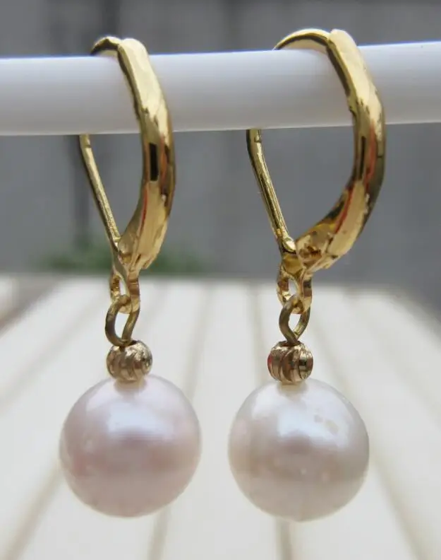 Серьги из белого жемчуга 7 8 мм 14 k/20|Серьги-подвески| |