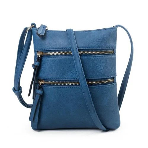 REPRCLA 10 цветов повседневная женская сумка многофункциональная сумка-мессенджер на плечо дизайнерская сумка маленькая сумка через плечо дамская сумочка - Цвет: dark blue