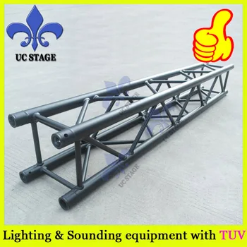 

290mm aluminum stage truss structure/Event lighting spigot truss with black coated