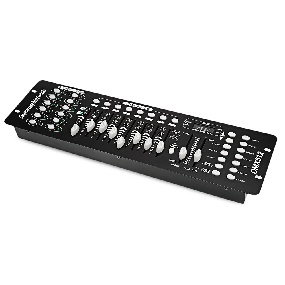 

Universal Standard 192 Channels DMX512 Controller Console for Stage Light Party DJ Disco Equipment led par Moving head light