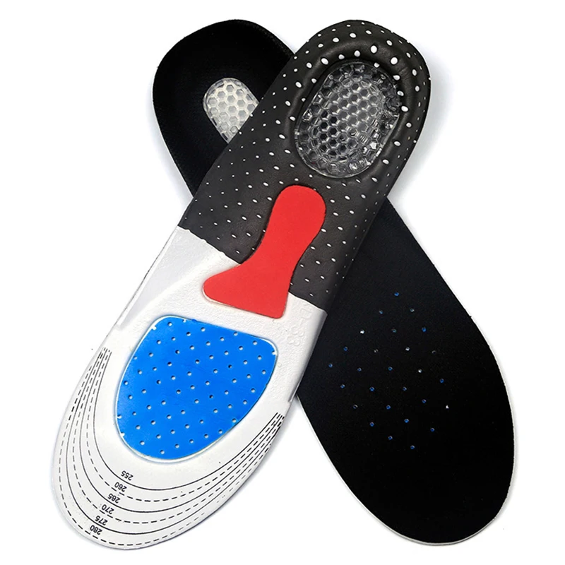 1 Pair Men Women's Orthotic Arch Support Sport Shoe Gel Massaging Insole Run Pad