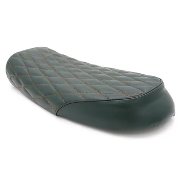 

Green Retro Vintage Cafe Racer Prismatic Seat Tracker Saddle Universal Custom