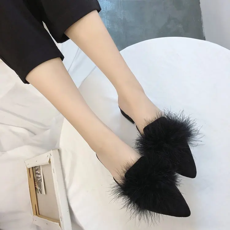 Donne Scarpe Estate Comodo Pelle Moda Nero Piatto 2018 Delle Nuovo Pantofole Scamosciata A Morbide colore Alla cachi Il Sud Antiscivolo Fondo Corea In Rosa Del qvqUwnpxHd