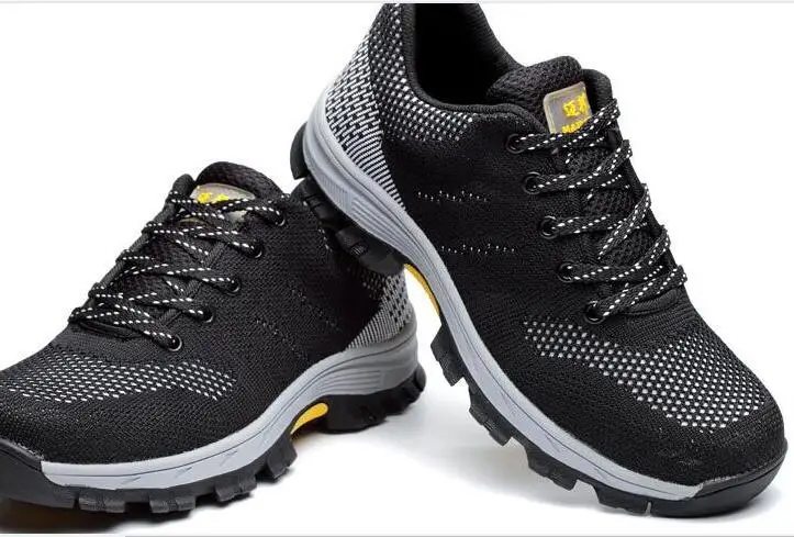 

Flying woven air permeable shoes--, anti break, puncture proof safety shoes, mountaineering protective shoes