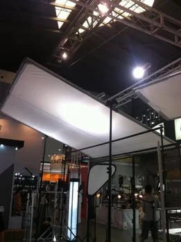 

2.4x2.4m 8'x8' 8x8 Butterfly Kit Foldable Frame+Diffusion Silk+2*Roller Stands