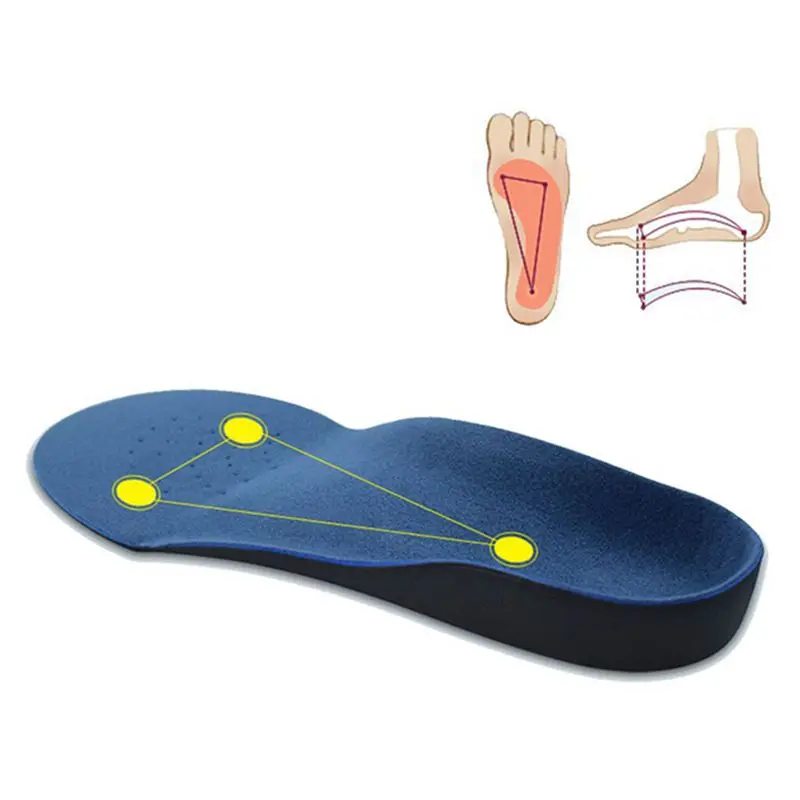 Унисекс Спортивная обувь Pad EVA для взрослых плоская поддержка свода стопы Ортопедическая подушка для ног колодки Уход стельки TX005
