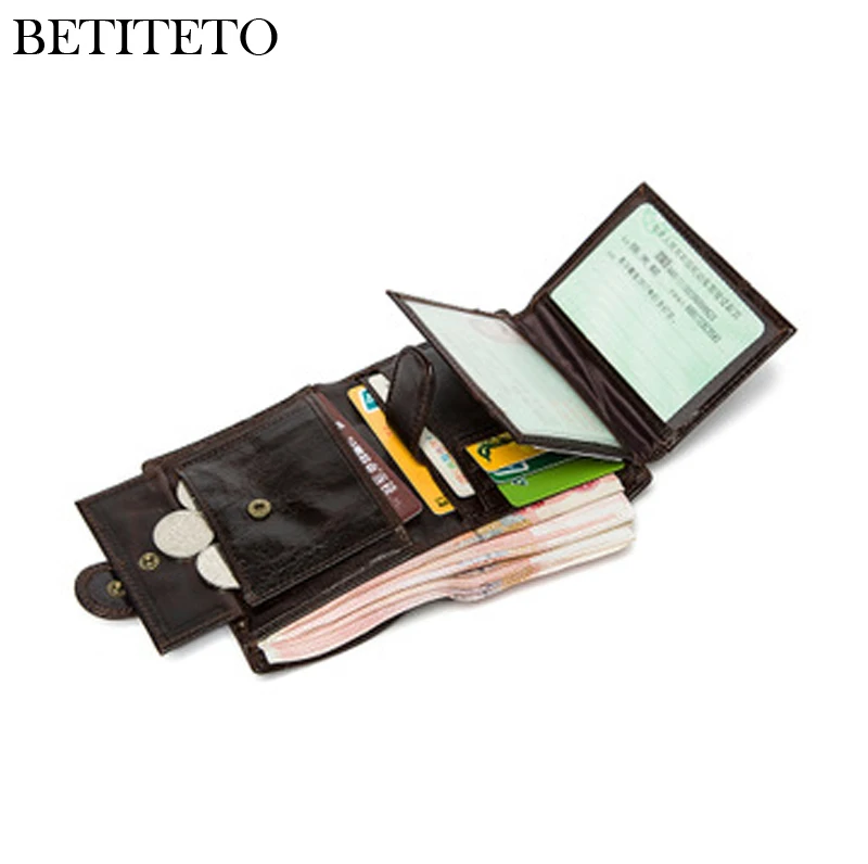 Betiteto брендовый мужской кошелек из натуральной кожи, мужской кошелек для монет, умный маленький кошелек Carteras GG cashelek Portomonee, сумка для денег Partmone Cuzdan