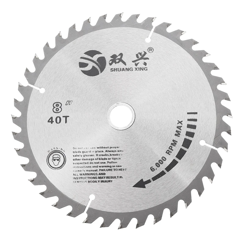 

8 Inch 40 Teeth Circular Saw Blade Hard alloy Cutting Blade for Woodworking Cutting Durable