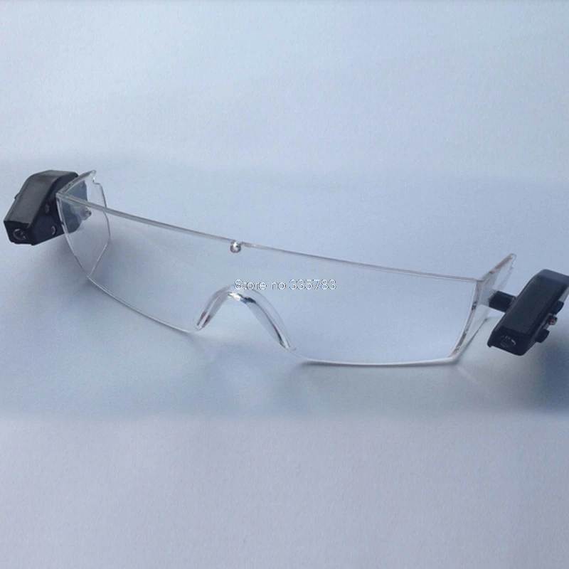 Черный яркий светодиодный фонарь защитные очки для ночного чтения очки для безопасной промышленной работы ремонт автомобиля Спорт на открытом воздухе езда