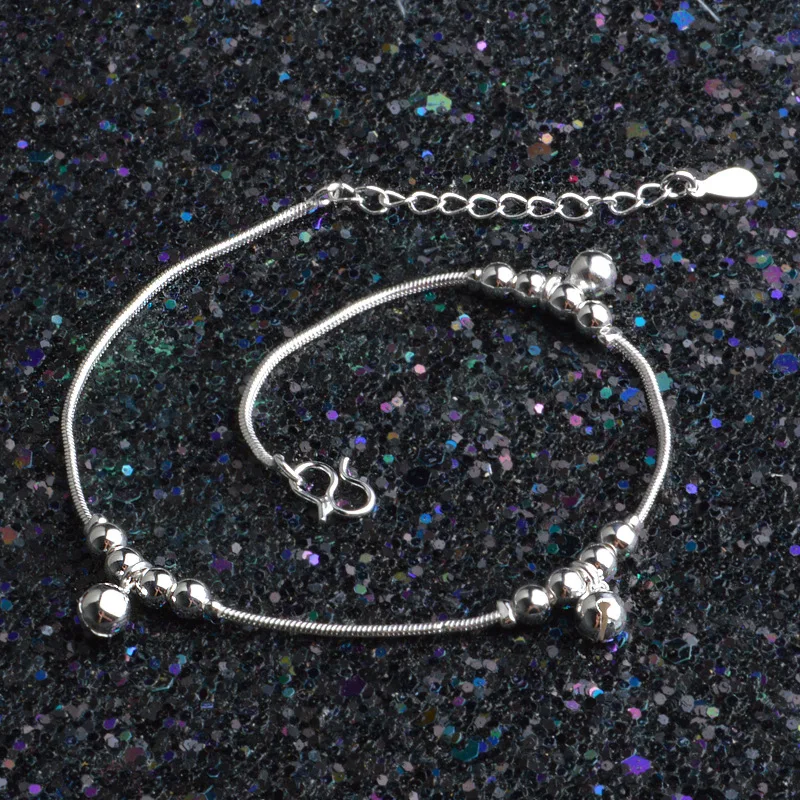 2020 New Anklet Korean Version Of The Fashion Jewelry 12 Beads 3 Bells Women's Retro Foot Chain Jewelry Wholesale 2020 New Anklet Korean Version Of The Fashion Jewelry 12 Beads 3 Bells Women's Retro Foot Chain Jewelry Wholesale