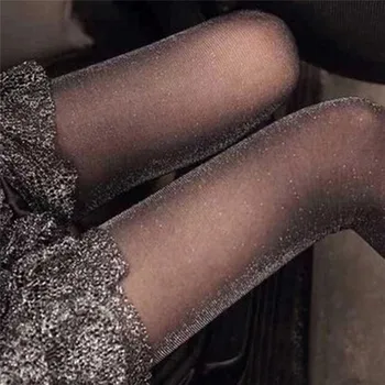 

1 Pair Women Sexy Charming Shiny Pantyhose Glitter Stockings For Women Glossy Tights Summer Dress Essential