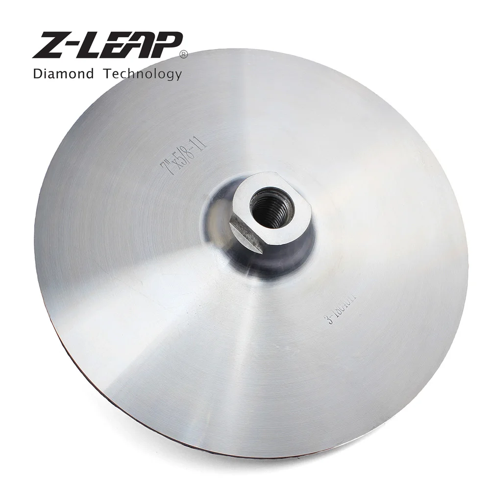 Pad 5//8-11 Thread for Diamond Polishing Pad 4 Inch Aluminum Backer 3 Pieces