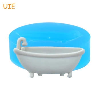 

FYL565U 32.8mm Bathtub Flexible Silicone Mold - Fondant, Cake Decorating Tools, Resin, Dollhouse, DIY Handmade, Chocolate, Icing