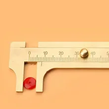 Hot Selling Useful Promotion Mini Solid Brass Sliding Gauge Vernier Caliper 80mm 3.15Inch Jewelry Measuring