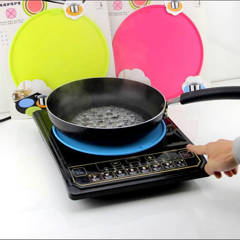 Circle Hightemperature Induction Cooker Silicone Pad Silica Gel Heat