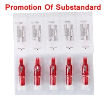 Продвижение нестандартных 40 шт картридж игл для татуажа одноразовые полуперманентные иглы для макияжа 5M1/7M1/9M1/11M1/13M1/15M1/17M