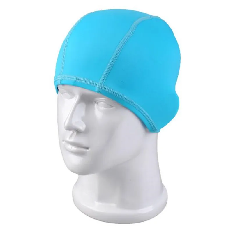 Adult Women&men Five-line Swimming Caps,Protect Ears Long Hair Sports Swim Pool Hat,Teen Boys&Girls Elastic Lycra Swim Cap