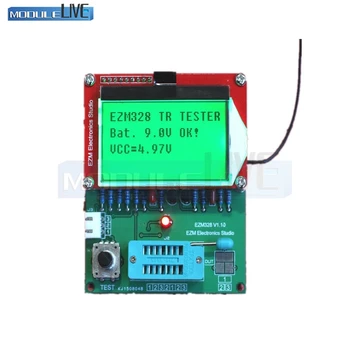 

EZM328 GM328R Digital Combo transistor tester ESR frequency LCR Diode Capacitor meter PWM squarer wave genera