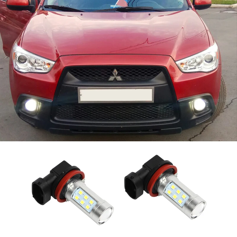 2x H11 светодиодные противотуманные светильник ры для Mitsubishi Lancer 2010-2014 Asx