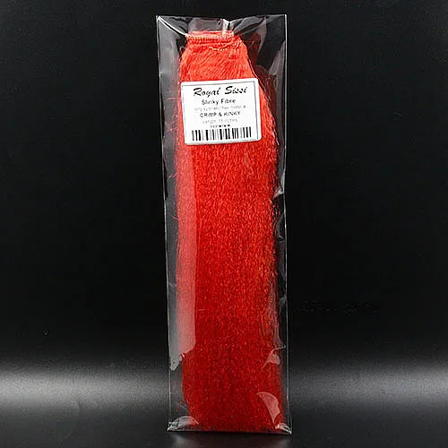 PERSUADER 2 сумки гофрированные курчавые клоузер гольян волокна соленой воды нахлыстом материал 8 дополнительных цветов Длинные обтягивающие синтетические волосы - Цвет: red