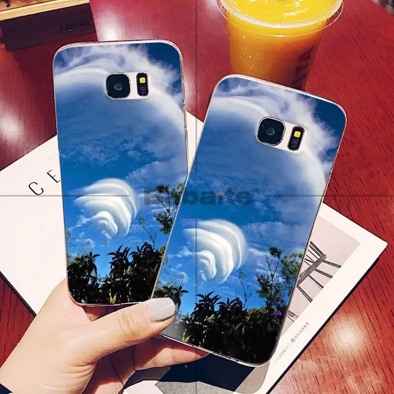Babaite White clouds Colorful Cute Phone Accessories Case for Samsung S9 S9 plus S5 S6 S6edge S6plus S7 S7edge S8 S8p Cellphones