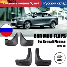 Auto Schmutzfänger Für Renault Fluence Samsung SM3 2009-auf Schlamm Flaps Splash Guards Kotflügel Schlamm Klappe Vorne Hinten Kotflügel protector