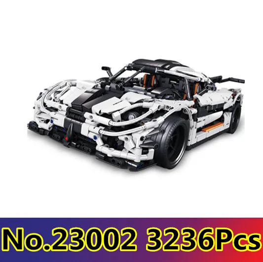 

Models building toy kits 23002 3236Pcs Technic Series The MOC-4789 Changing Racing Car Building Block Compatible with lego 4789