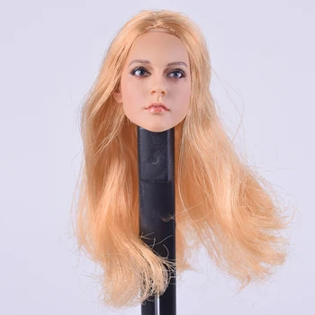 

1/6 Scale KUMIK 13-12 Blonde Hair Female Korea Head Sculpts Model For 12 Inch Phicen Hot Toys Action Figures
