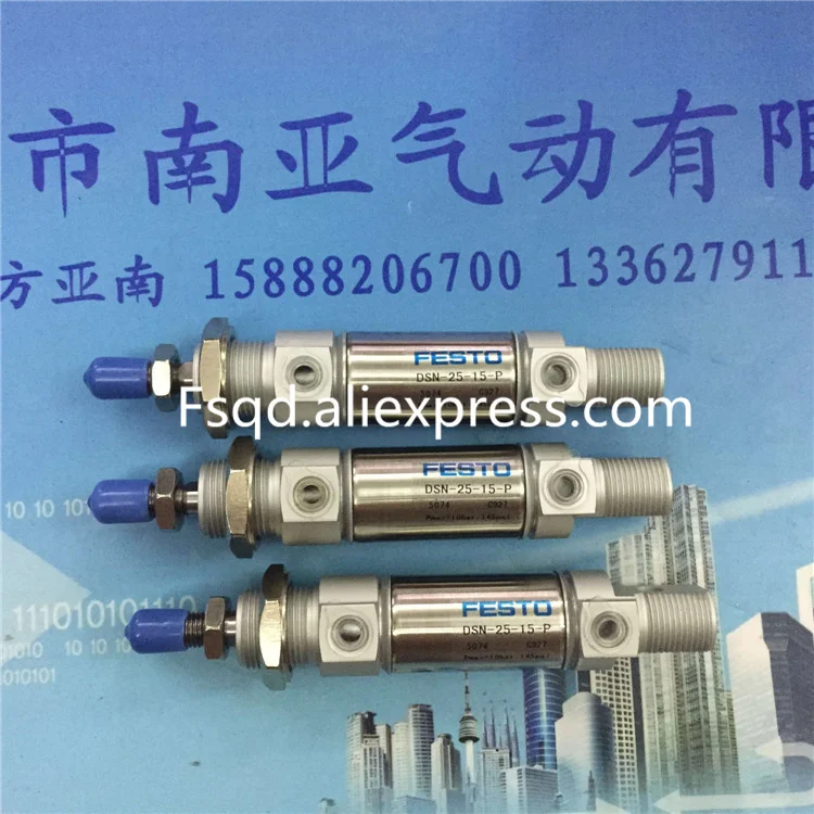 

DSN-25-15-P FESTO Stainless steel mini-cylinder air cylinder pneumatic component air tools DSN series