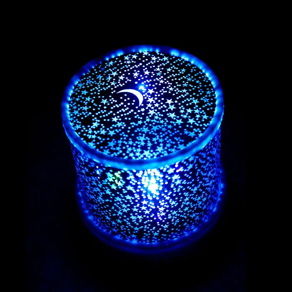 blue led star master night light music revolving sleeping celestial star night light