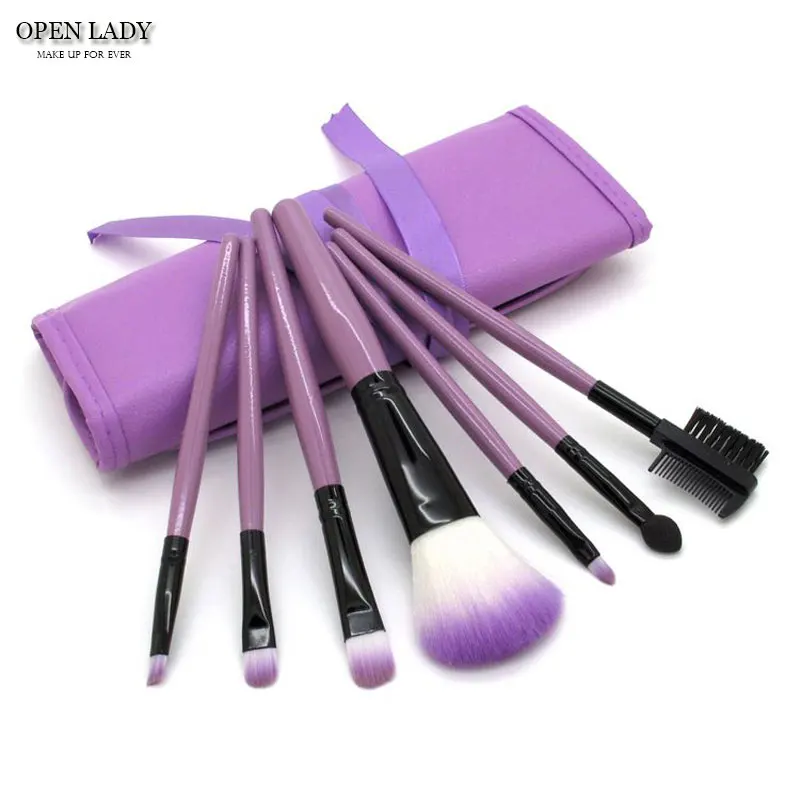 7pcs/kits Makeup Brushes Professional Set Cosmetics Brand Makeup Brush Tools Foundation Brush For Face Make Up Beauty Essentials