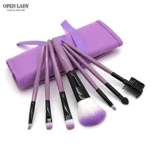 7 unids/kits Pinceles de Maquillaje Profesional Conjunto de Maquillaje Cosméticos Marca Fundación Herramientas de Pincel Pincel Rostro Maquillaje Belleza Essentials